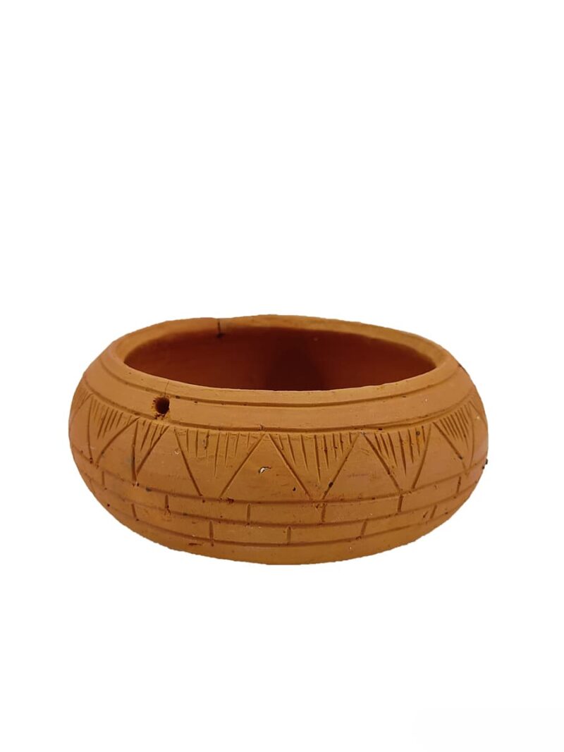 Terracotta-Round-Shape-Hanging-Pot-#16801-3X4-Product-Peppyflora-01-B-Moz