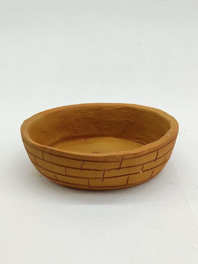 Terracotta-Round-Shape-Pot-#16685-3X4-Product-Peppyflora-01-B-Moz